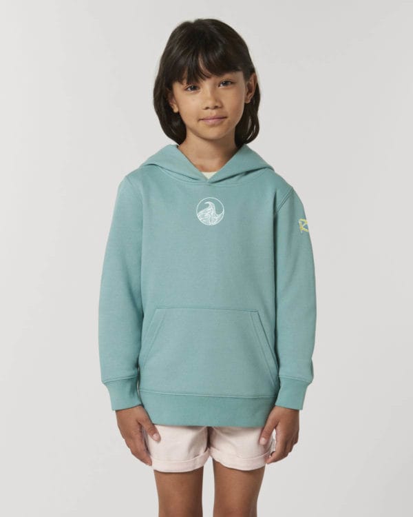 Kids Organic Cotton Surf Hoodie  - Image 2