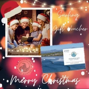Christmas themed Surfing Gift Voucher promotion