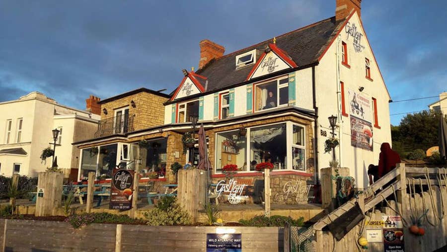 View from outside the Gaslight Inn